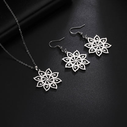 Collana fiore 8 petali