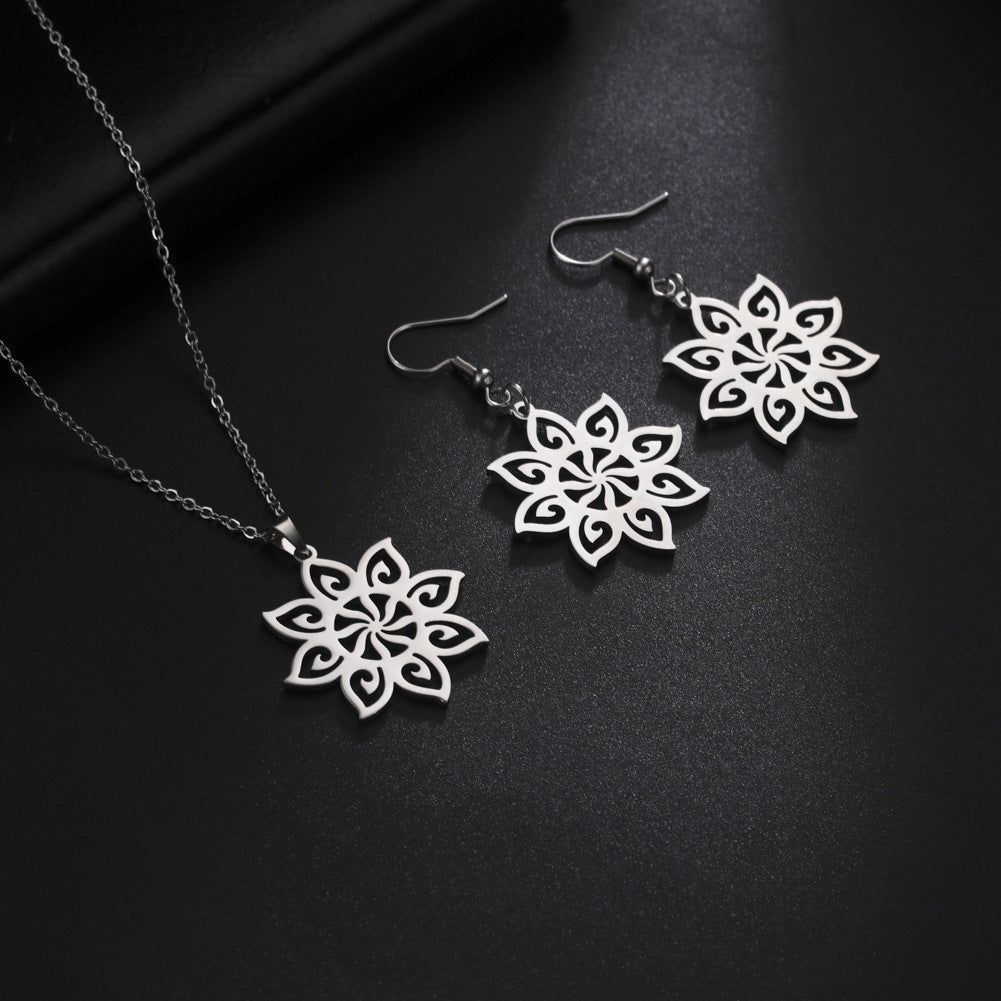 Collana fiore 8 petali