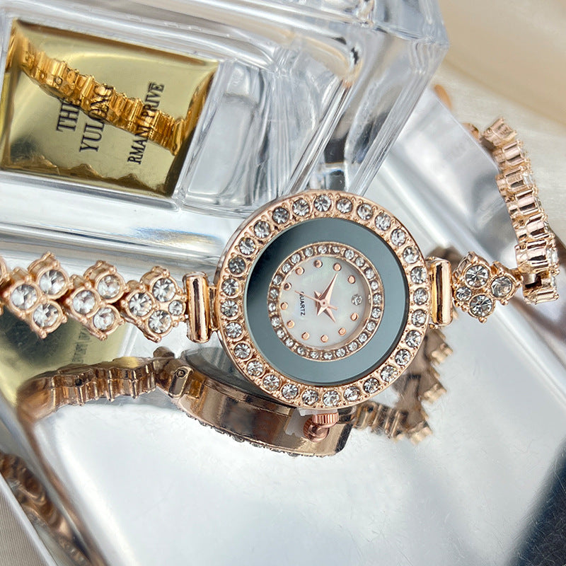 Orologio al quarzo con strass cristallo