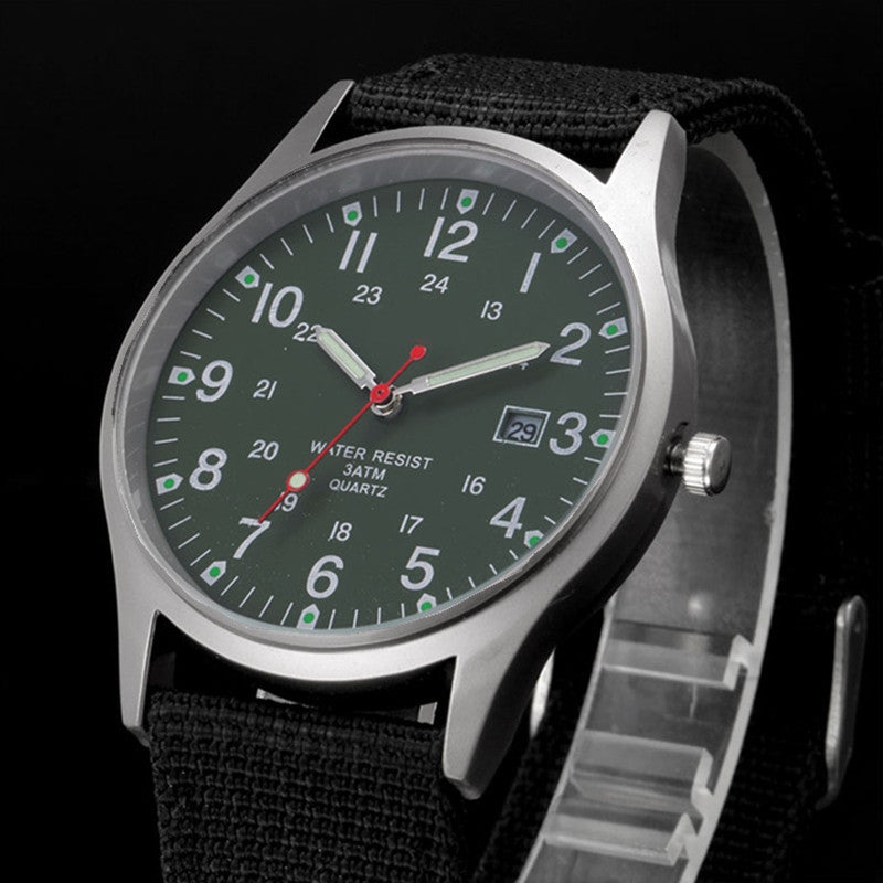 Orologio militare in tessuto