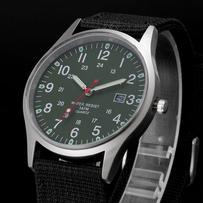 Orologio militare in tessuto