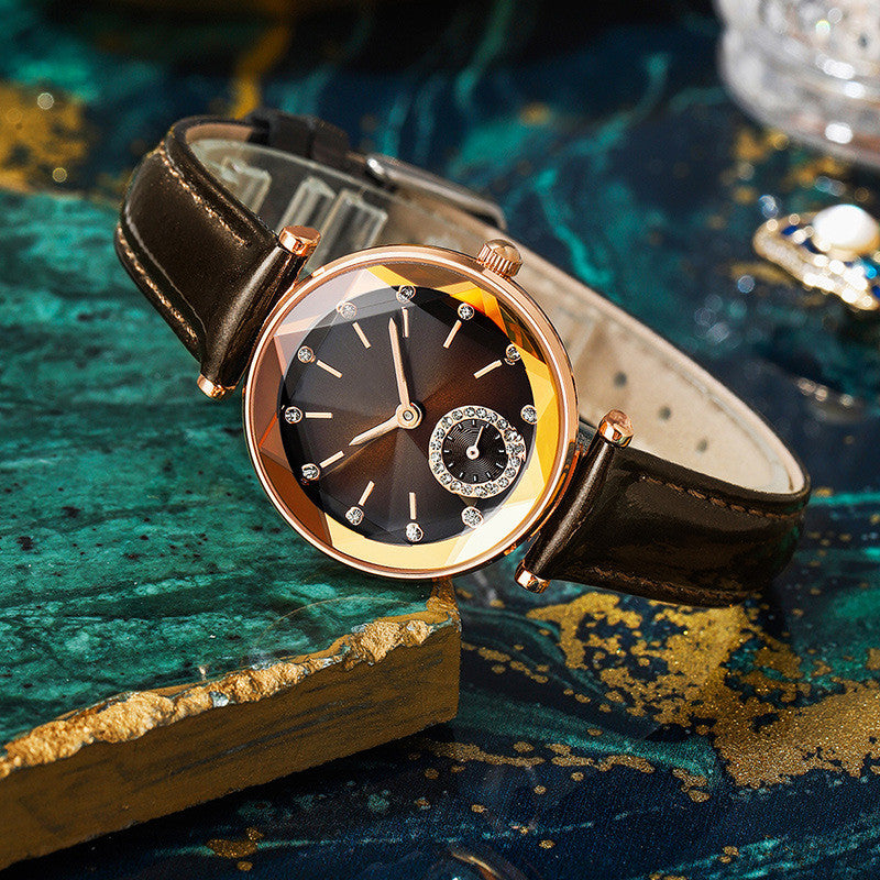 Orologio donna con diamanti con fascia
