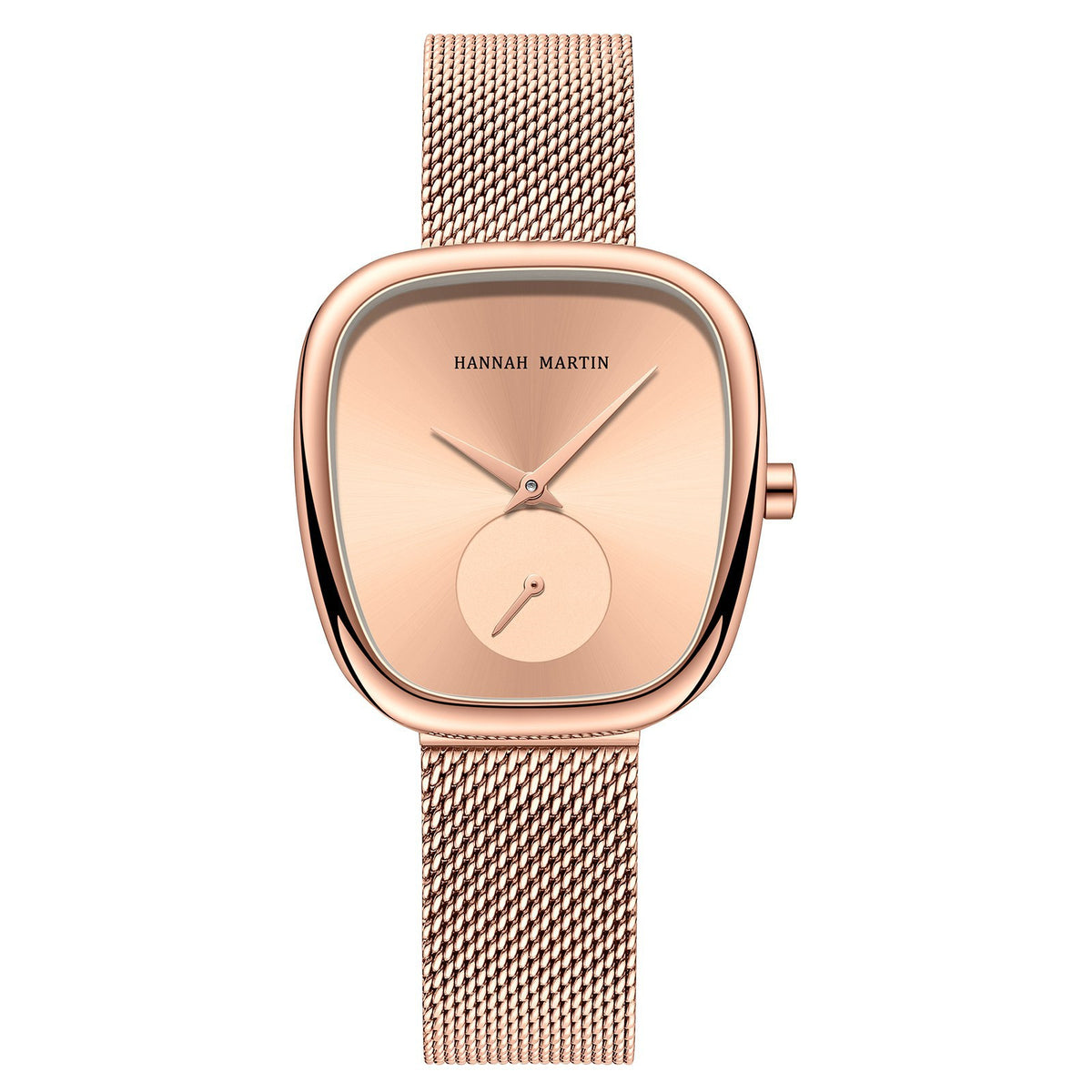 Orologio in acciaio con cinturino mesh
