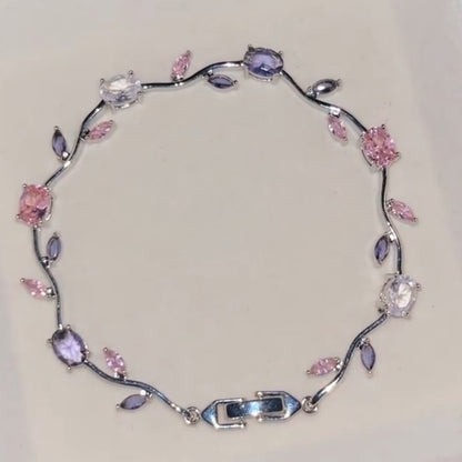 Bracciale pietre colorate intarsiato