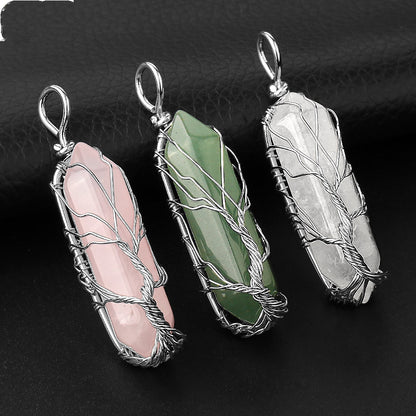 Collana Prisma Esagonale Albero della Vita
