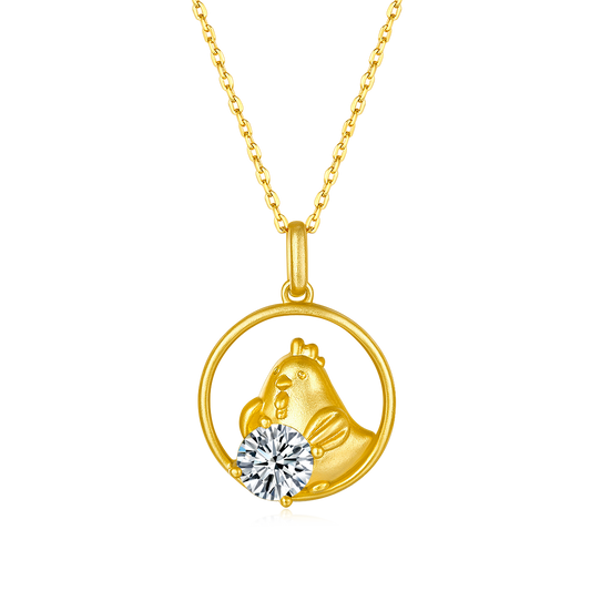 Collana gallo zodiaco