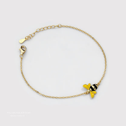 Braccialetto ape argento