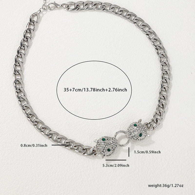 Collana leone smaltata