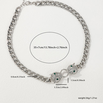 Collana leone smaltata