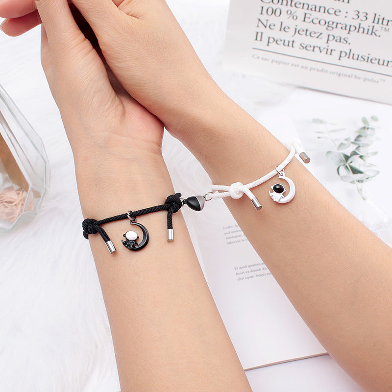 Bracciale coppia magnete astronauta