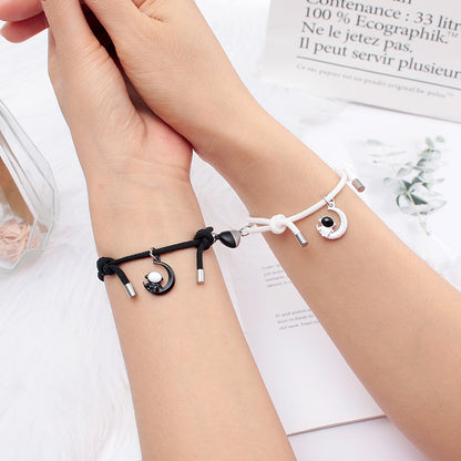Bracciale coppia magnete astronauta