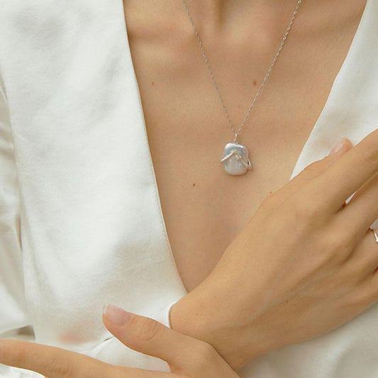 Collana coppia perla barocca