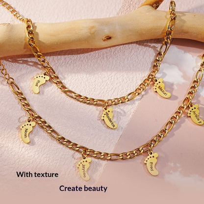 Bracciale acciaio inossidabile inciso