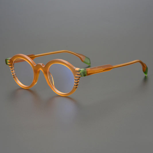Occhiali da sole rotondi color blocking