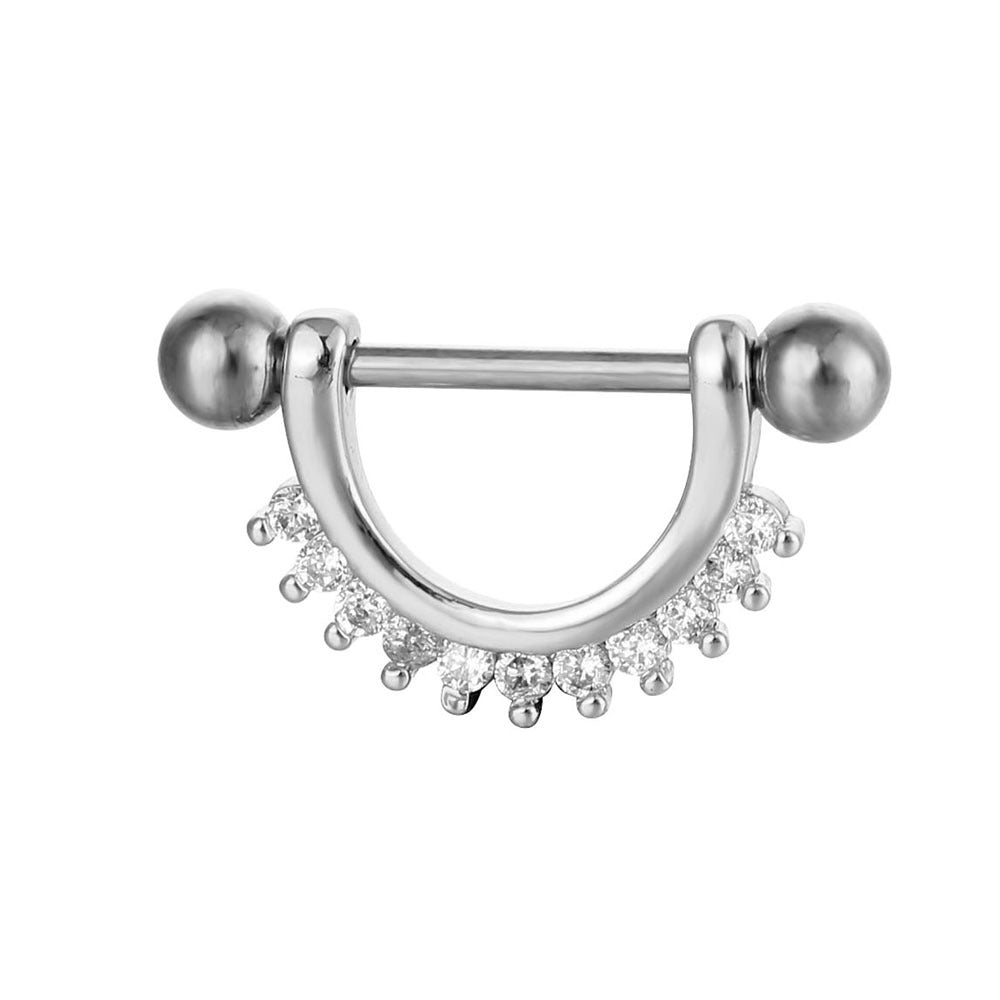 Anello zircone traforato