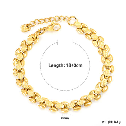 Bracciale ciliegia placcato oro