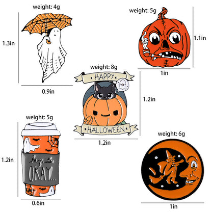 Spilla Halloween smaltata
