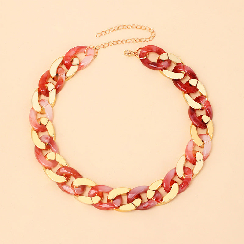 Collana in resina
