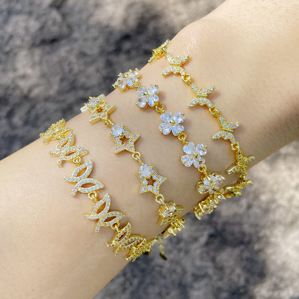 Bracciale Fiore Zirconi