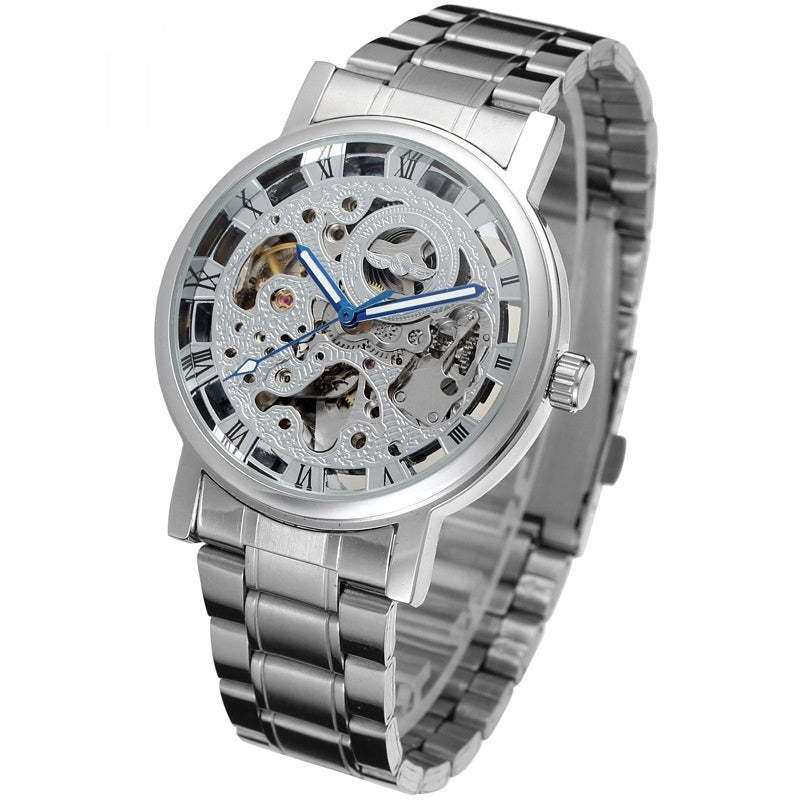 Orologio meccanico movimento visibile