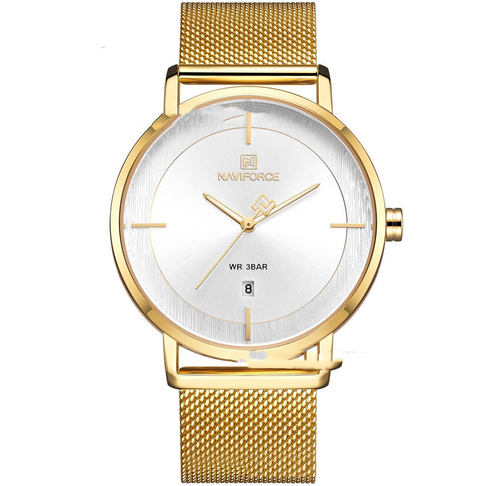 Orologio con calendario impermeabile semplice