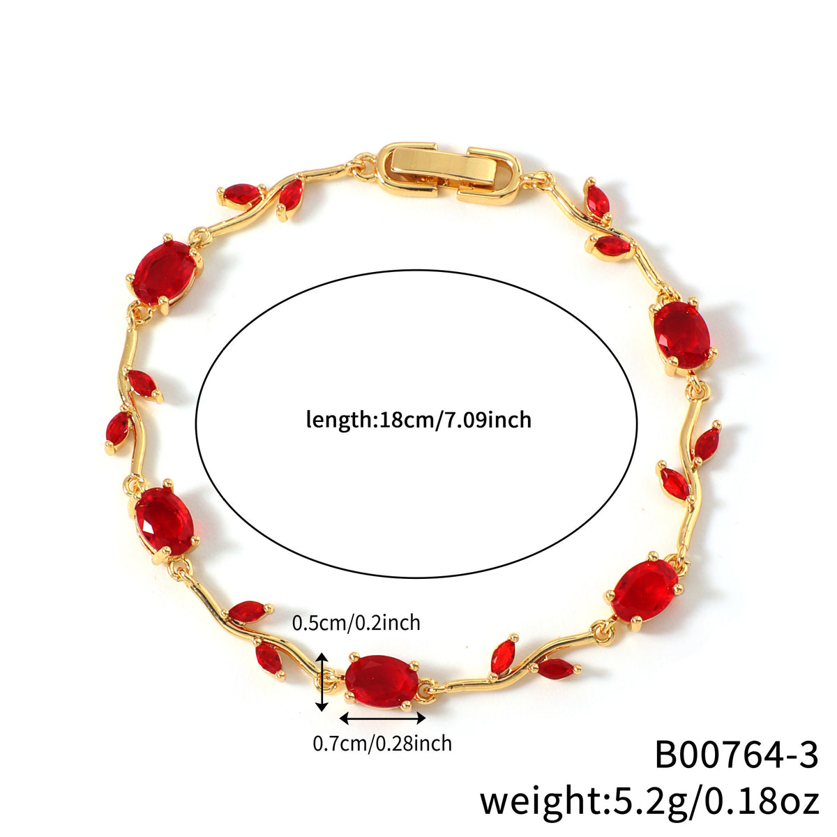 Bracciale Zircone Geometrico