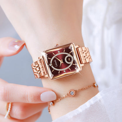 Orologio donna quadrato lusso