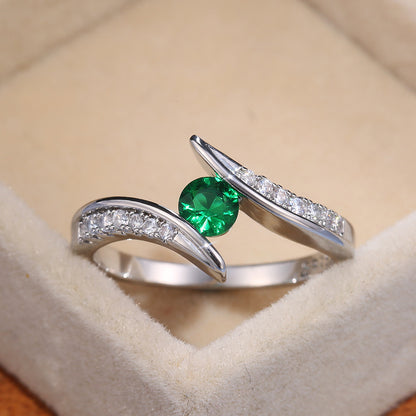 Anello zircone donna