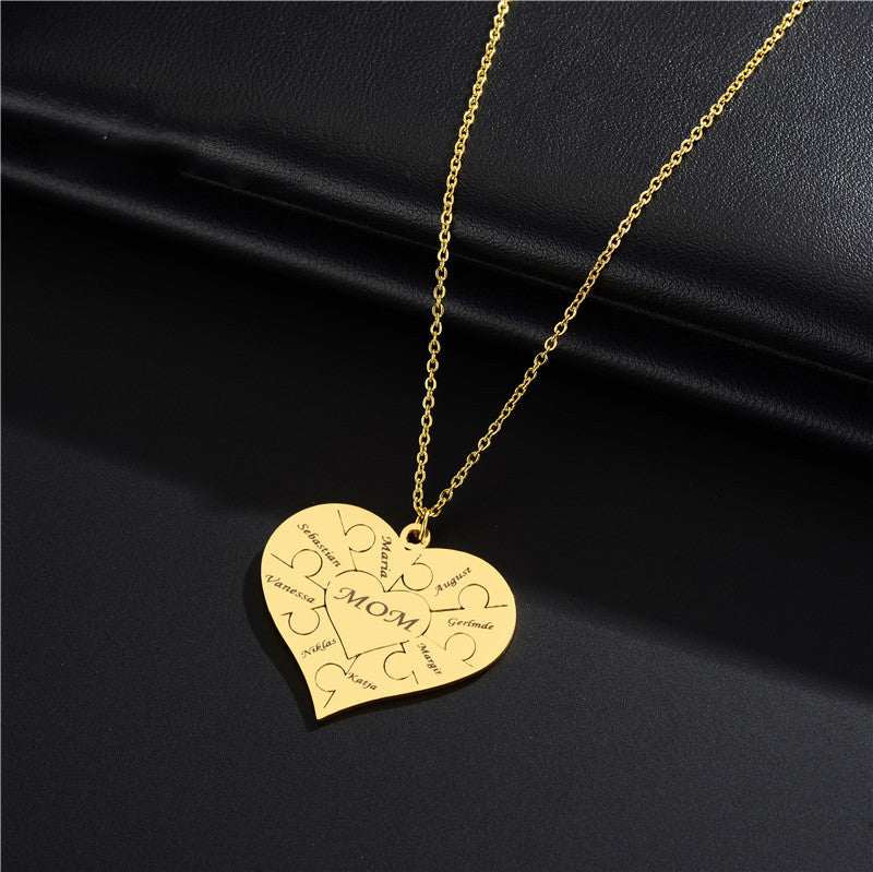 Collana Cuore Puzzle