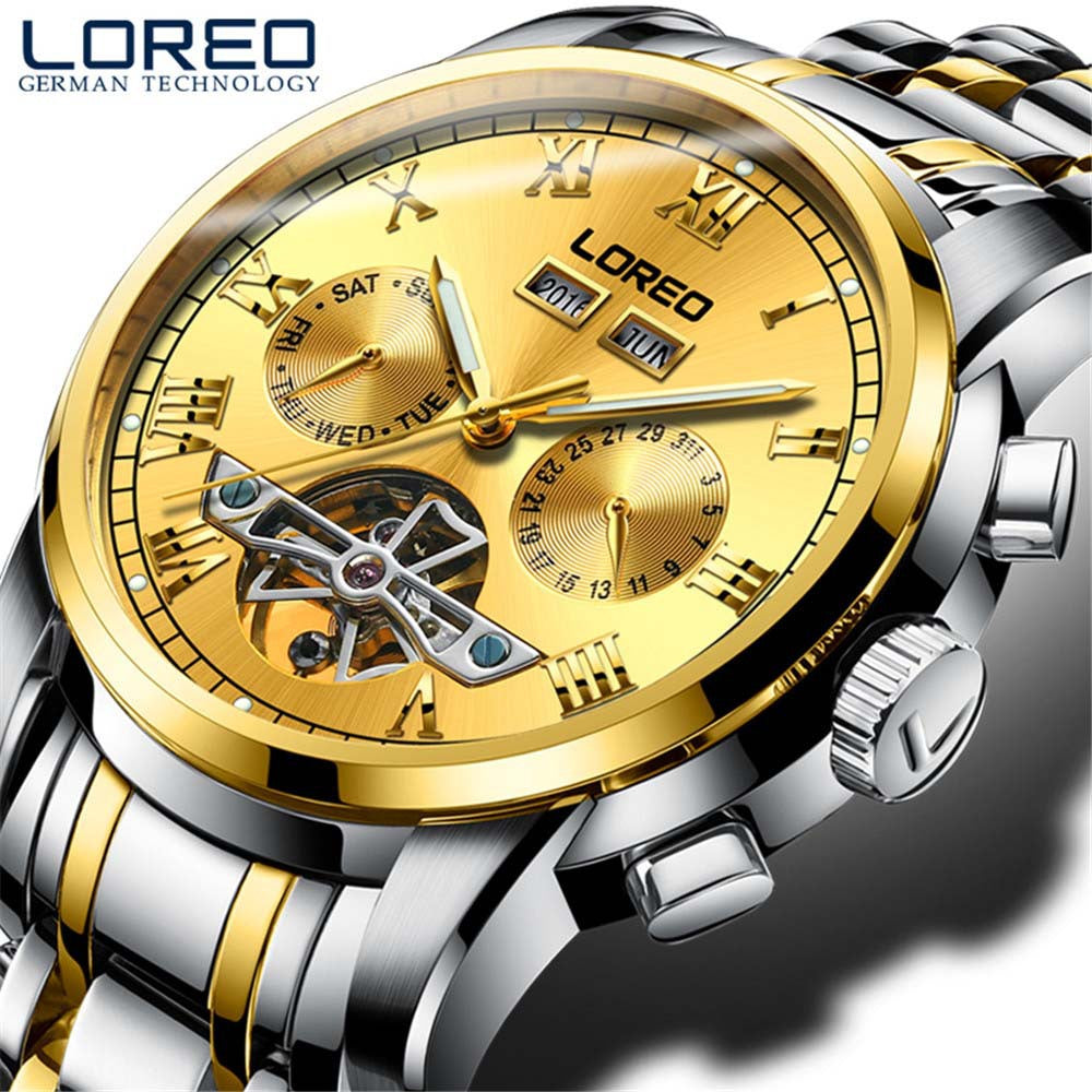 Orologio uomo meccanico pratico
