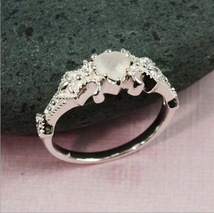 Anello Cuore Opalescente