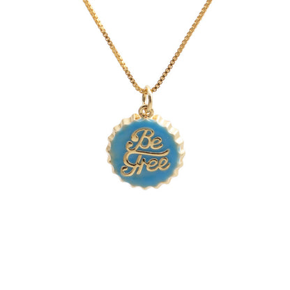 Collana ciondolo tappo