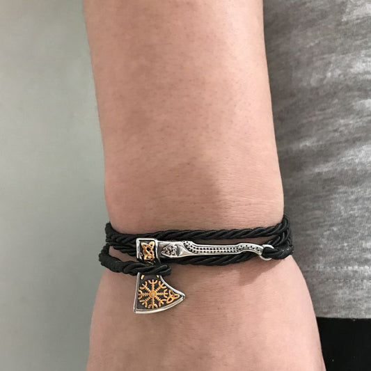 Braccialetto geometrico da uomo