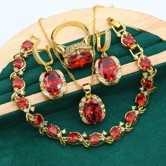 Set gioielli donna con strass