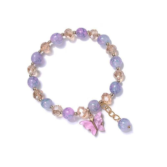 Bracciale farfalla cristallo bambini