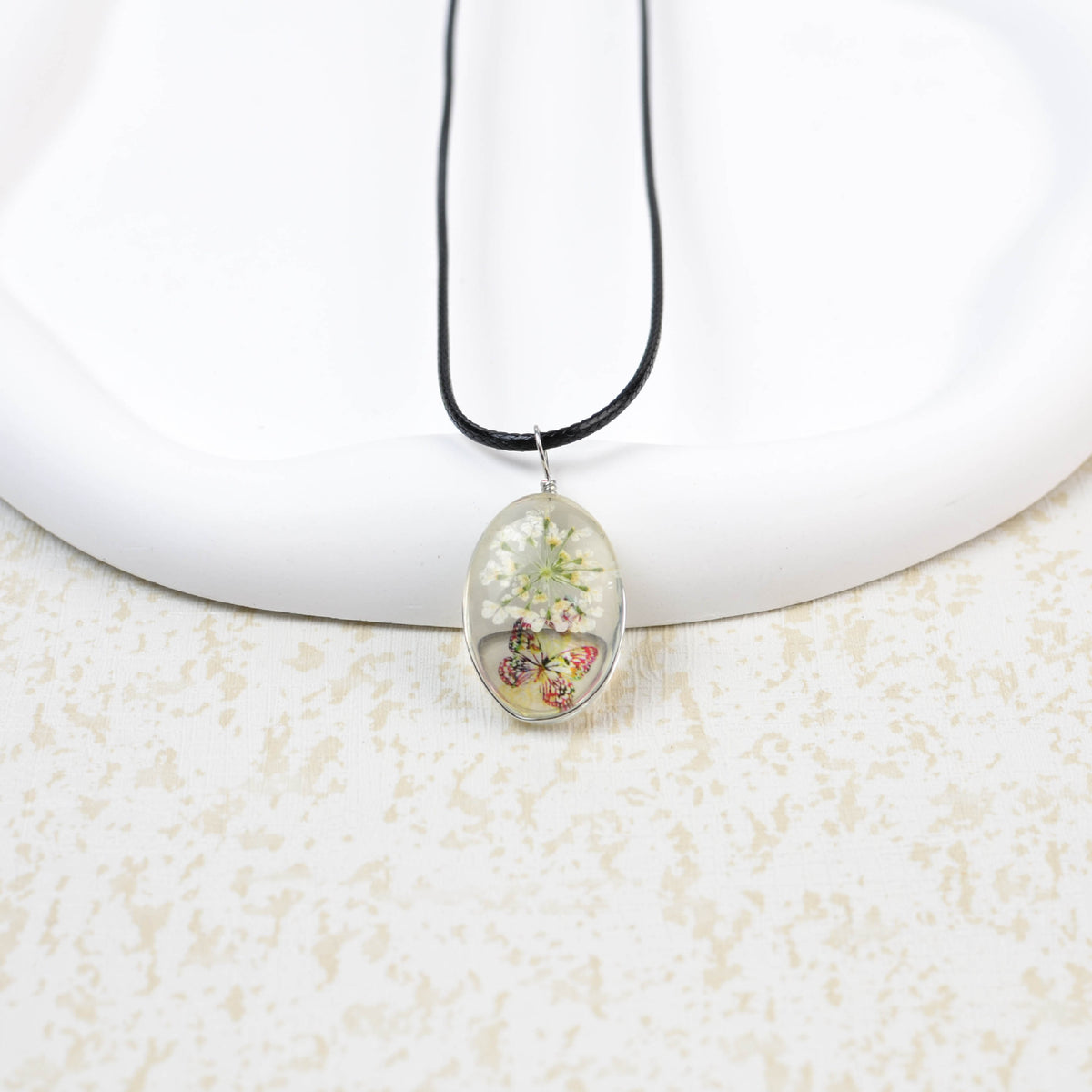 Collana Farfalla e Fiore
