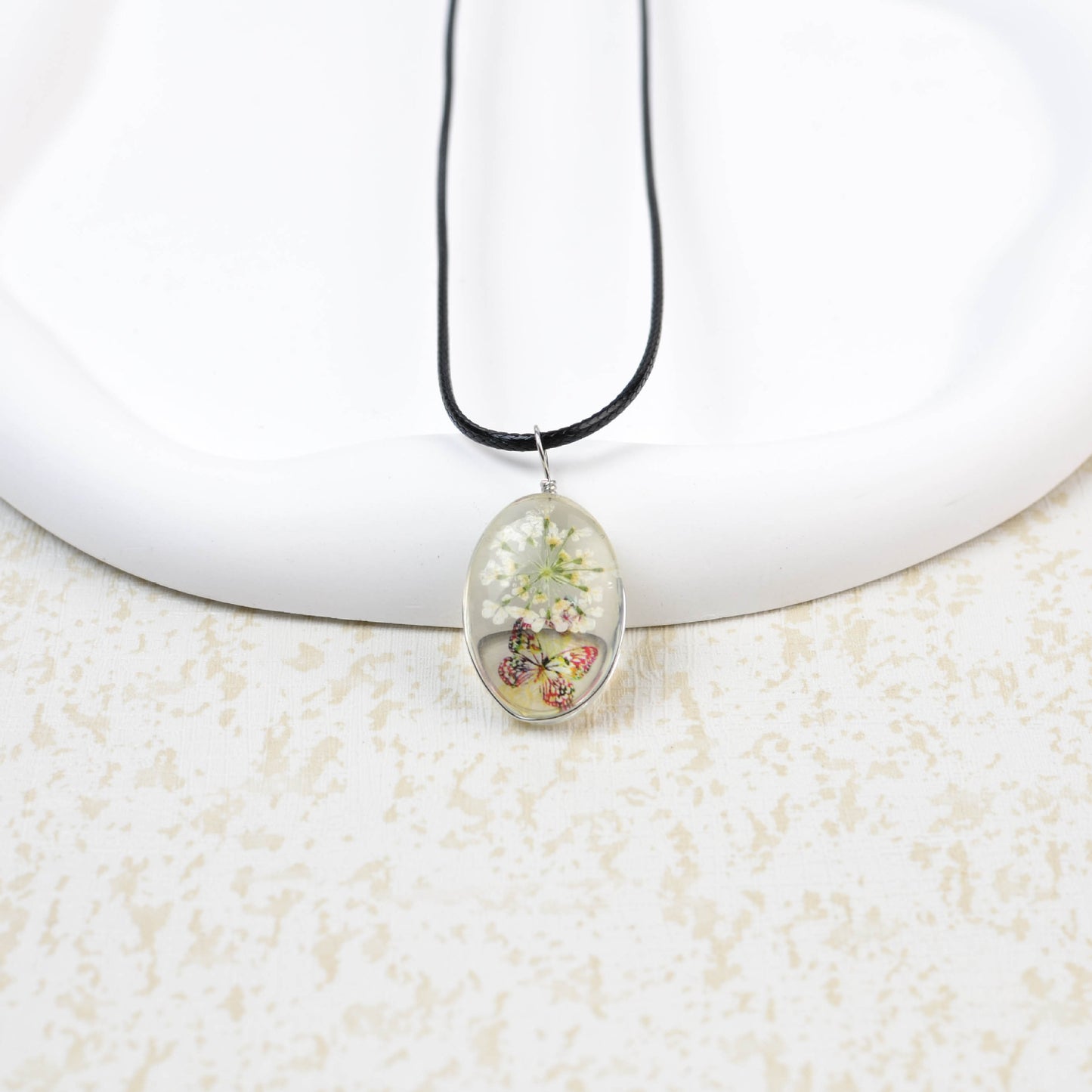 Collana Farfalla e Fiore