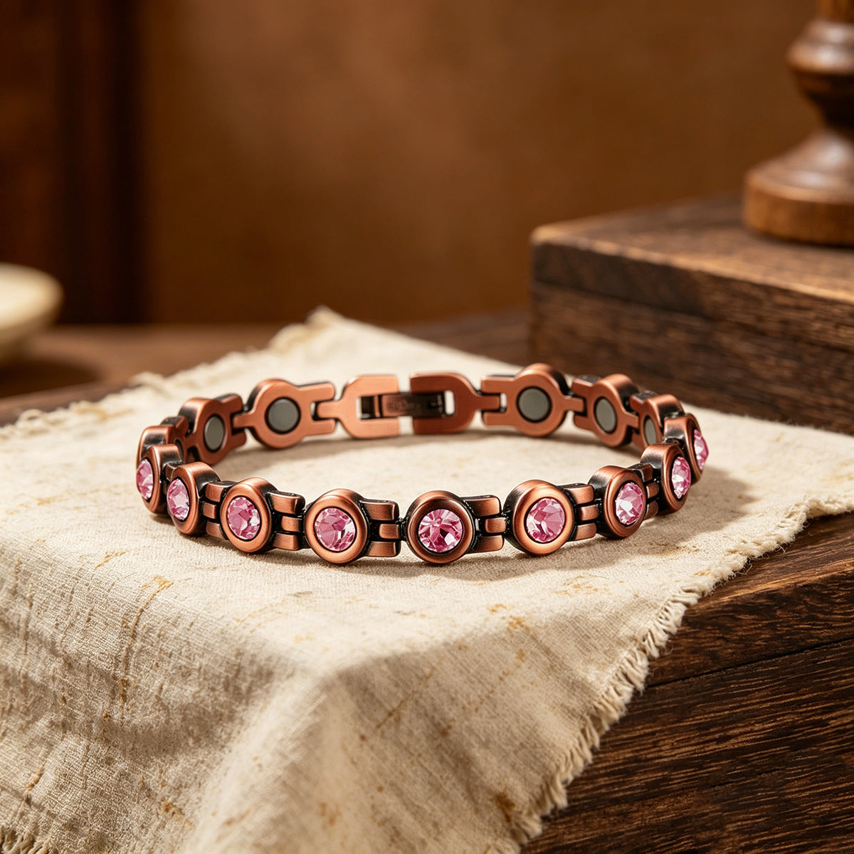 Bracciale Rame Cristalli