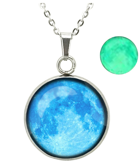 Collana Luna Luminescente