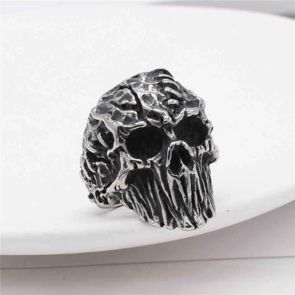 Anello teschio mummia
