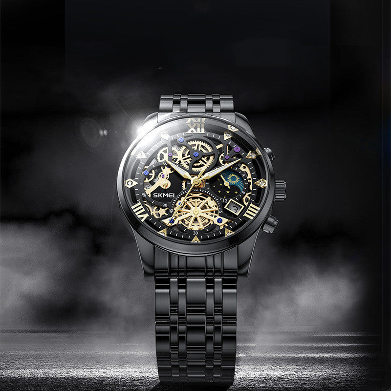 Orologio scheletrato al quarzo da uomo