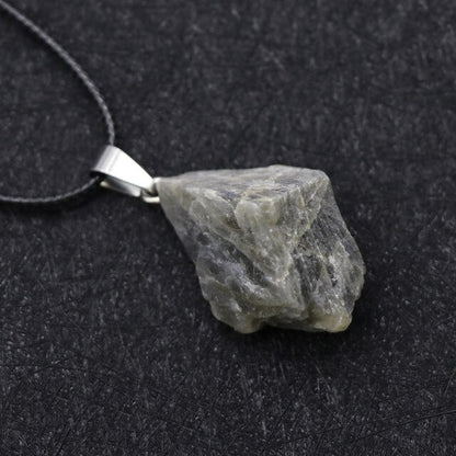Pendente pietra grezza cristallo