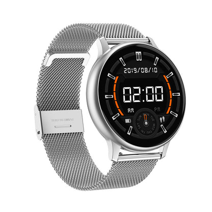 Smartwatch rotondo con monitoraggio