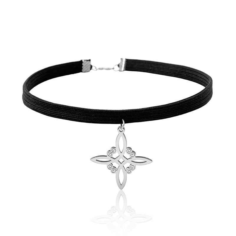 Collana choker nodo celtico