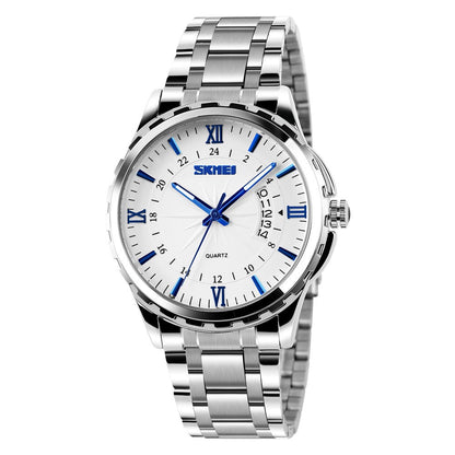 Orologio da uomo acciaio impermeabile calendario
