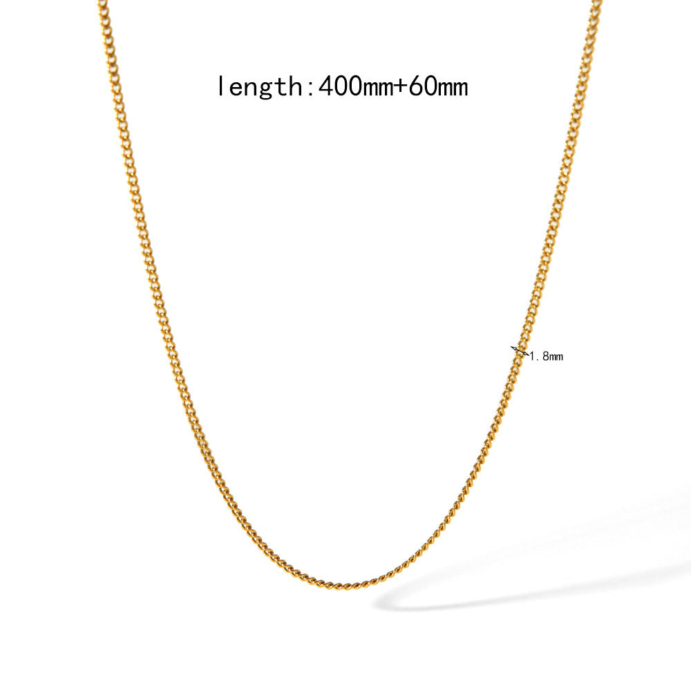Collana acciaio inox personalizzabile