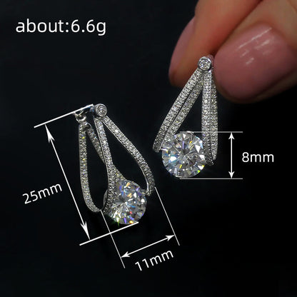 Orecchini zircone San Valentino