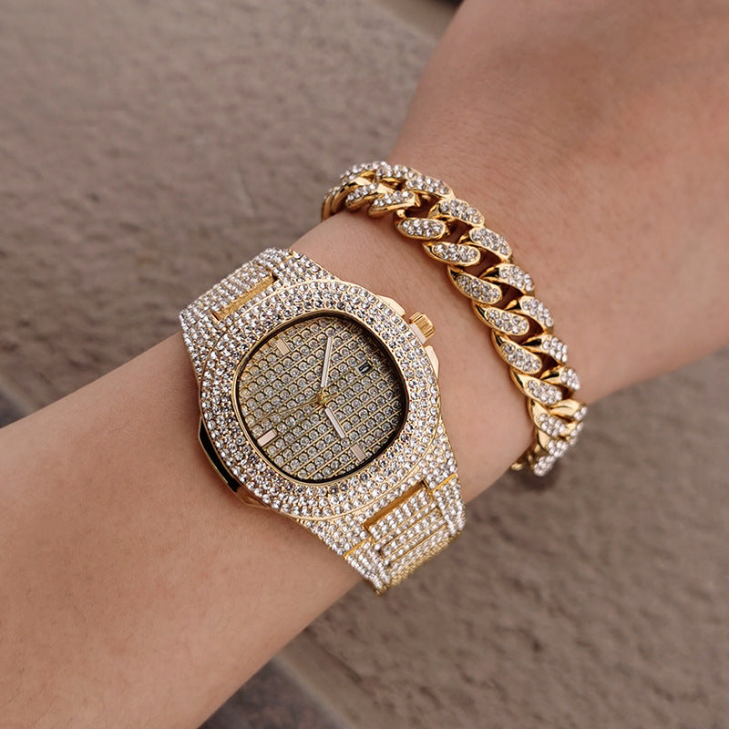 Set collana, bracciale e orologio