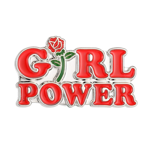 Spilla badge girl power