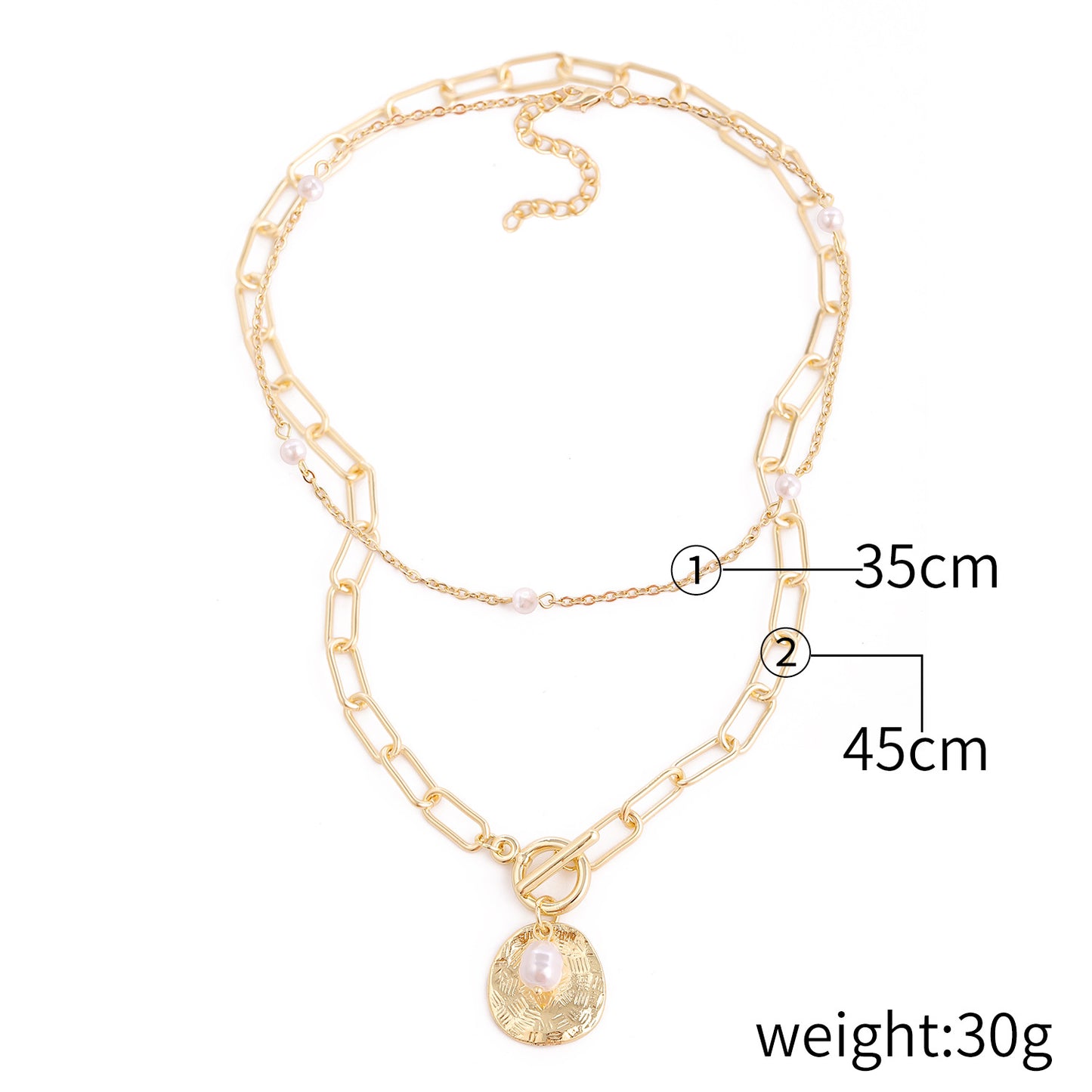 Collana perle barocche Retro esagerata